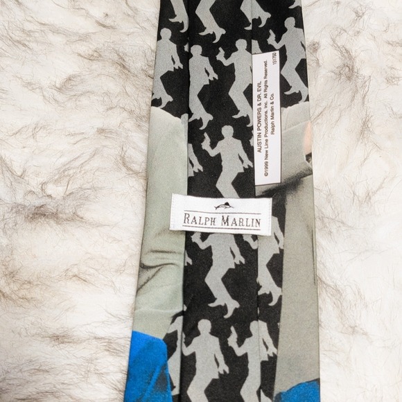 Dr. Evil / Austin Powers Men's Vintage Collectable Ralph Marlin Neck Tie USA - Picture 6 of 7